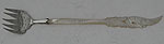 Victorian sardine or shrimp fork Birmingham 1896 carved mother of pearl handle