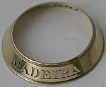 George III silver-gilt bottle collar Madeira London 1801 Phipps Robinson