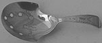 George III caddy spoon pierced bowl stars Birmingham 1800 Joseph Taylor
