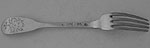 Fiddle pattern tablefork Wessel circa 1778 Peter Cattepoel