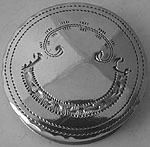 George III circular patch box Birmingham 1796 Samuel Pemberton