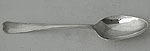 George III Hanoverian teaspoon Chester circa 1770 James Dixon
