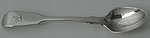 Victorian Fiddle pattern egg spoon London 1856 George Adams