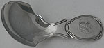 George IV caddyspoon threaded borders Birmingham 1822 Joseph Wilmore