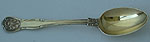 Victorian silver-gilt King's Husk pattern teaspoon London 1856 George Adams