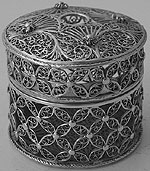 George III Filigree bougie box circa 1800