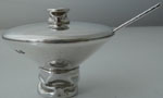 Elizabeth II mustard pot London 1992 Dennis Smith and Gareth Harris