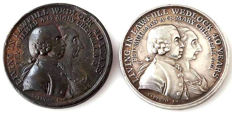 Obverse of medal pair